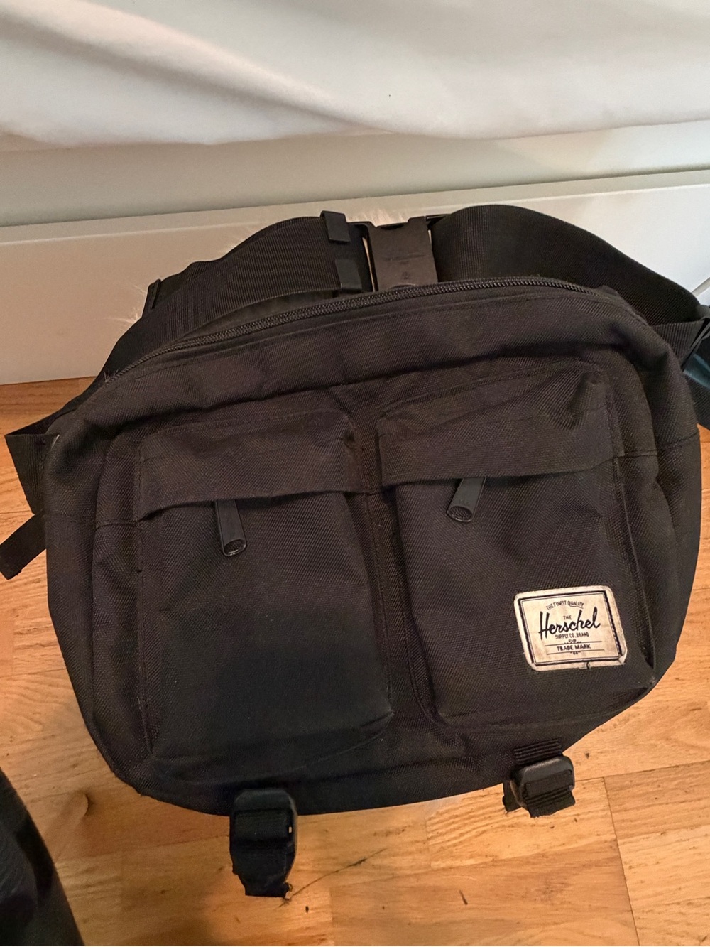 Herschel Backpack in Black & Red